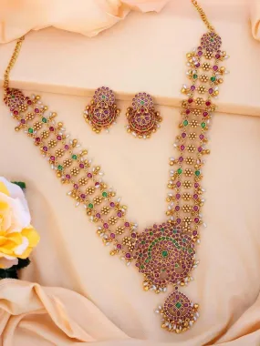 Classical Ruby Necklace Set