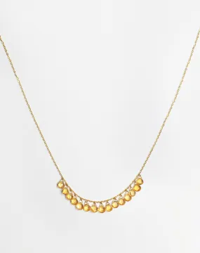 Dangling Citrine Necklace