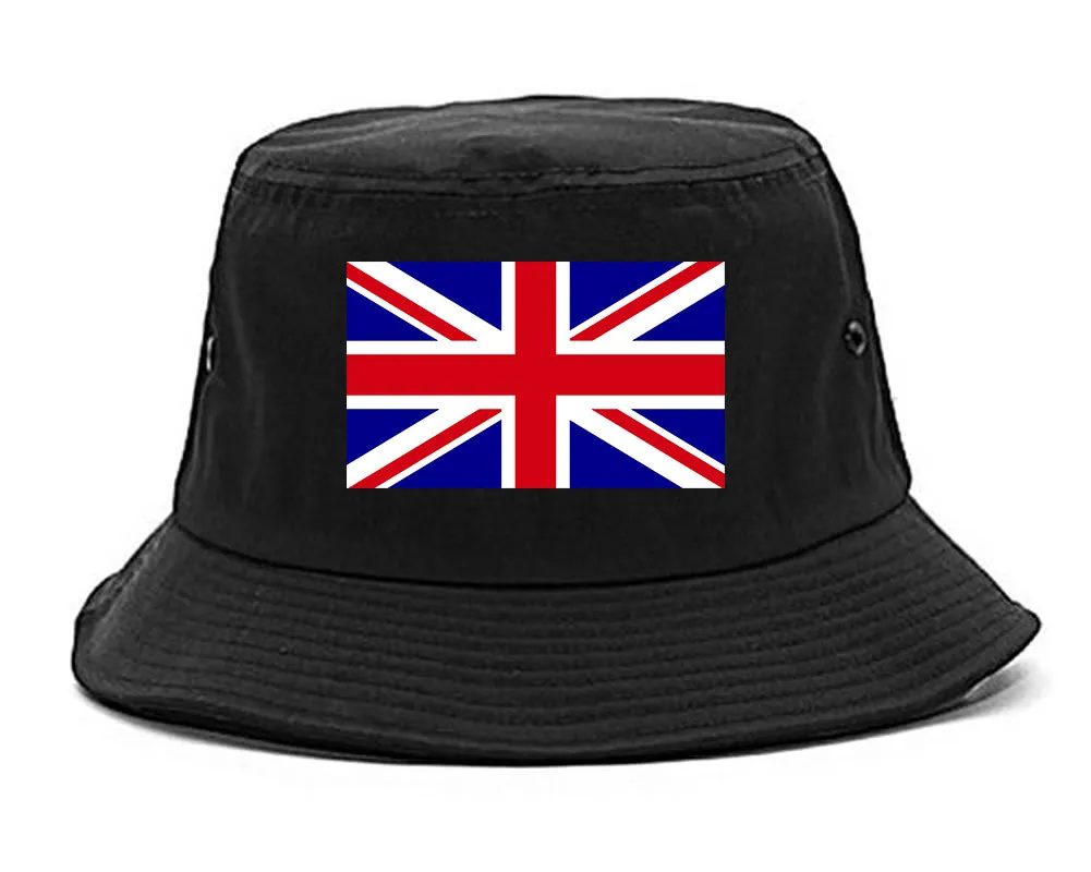 English England Flag Chest Mens Bucket Hat