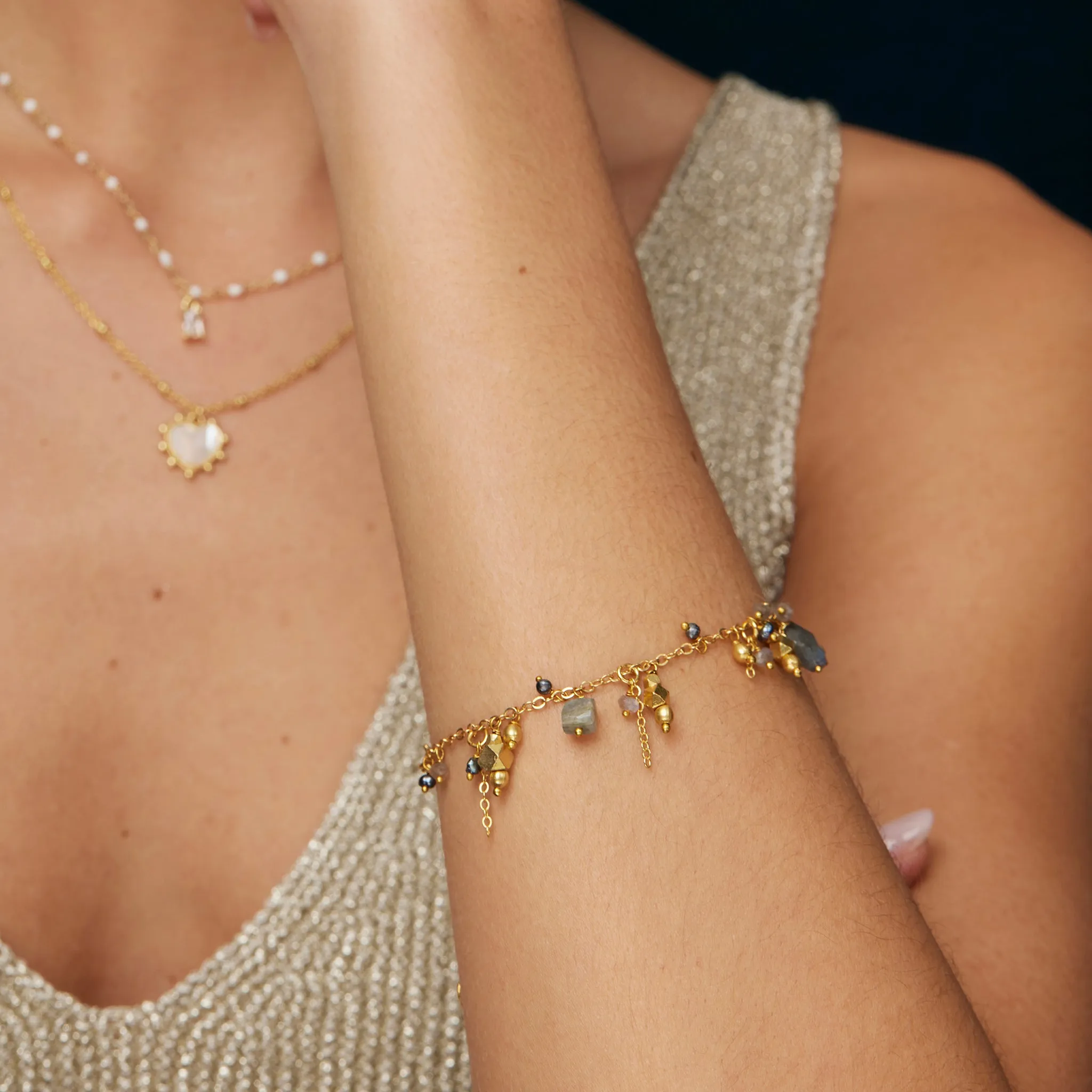 Olive Grey Bracelet