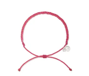 Pink/Coral Multi Braided Anklet