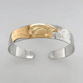 Silver & Gold Wolf Bracelet